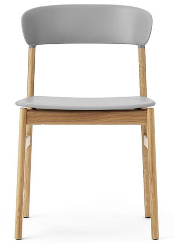 Normann Copenhagen - Stuhl - Herit chair - Grey / Oak