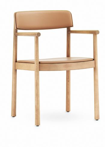 Normann Copenhagen - Cadeira - Timb Armchair by Simon Legald / Upholstery - Tan / Camel Ultra Leather