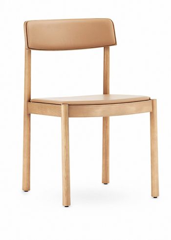 Normann Copenhagen - Stoel - Timb Chair by Simon Legald / Upholstery - Tan / Camel Ultra Leather