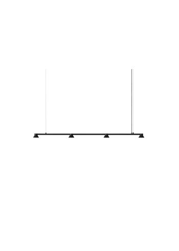Normann Copenhagen - Pendelleuchte - Hat Lamp Linear Large - Black