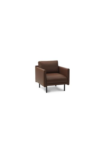 Normann Copenhagen - Lounge stoel - Rar Armchair - Omaha Leather Cognac