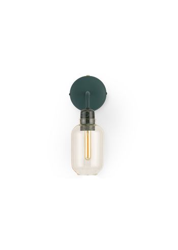 Normann Copenhagen - Vägglampa - Amp Wall Lamp - Gold / Green