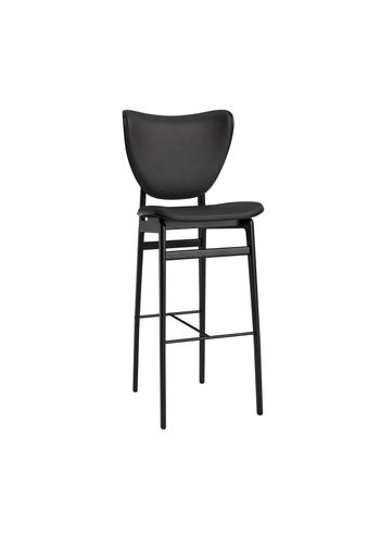 NORR11 - Banco de bar - Elephant Bar Chair - H75 - Stel: Black / Polstring: Dunes - Anthracite 21003