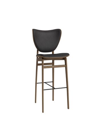 NORR11 - Banco de bar - Elephant Bar Chair - H75 - Stel: Light smoked / Polstring: Dunes - Anthracite 21003