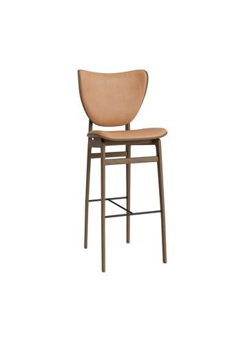NORR11 - Barhocker - Elephant Bar Chair - H75 - Stel: Light smoked / Polstring: Dunes - Camel 21004