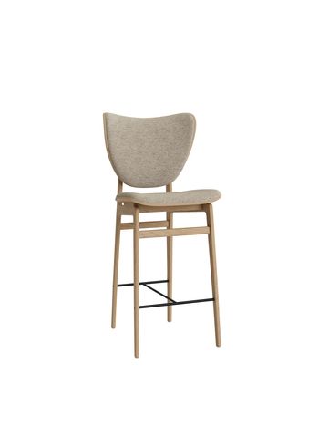 NORR11 - Banco de bar - Elephant Bar Chair - H65 - Stel: Natural / Polstring: Barnum - Barnum Col 3