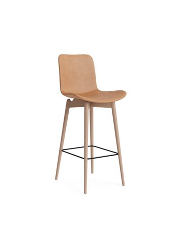 NORR11 - Banco de bar - Langue Bar Chair 75 cm - Frame: Natural / Upholstery: Dunes - Camel 21004