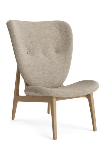 NORR11 - Lænestol - Elephant Lounge Chair - Fuld polstring - Natural Oak/Barnum Bouclé 3