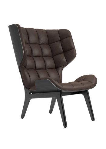 NORR11 - Lounge stoel - Mammoth Stol - Dunes - Dark Brown 21001 - Black