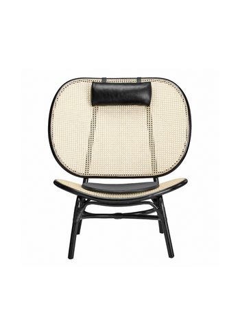 NORR11 - Fåtölj - Nomad Chair - Aniline Leather - Black