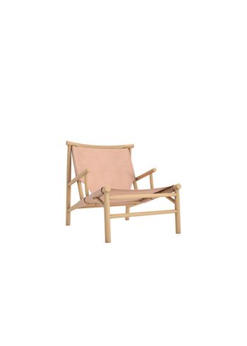 NORR11 - Fåtölj - Samurai Chair - Saddle Leather - Cognac 97147 / Natural Oak