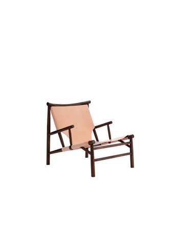 NORR11 - Armchair - Samurai Chair - Saddle Leather - Nature 97130 / Dark Smoked Oak