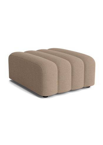 NORR11 - Modular sofa - Studio Ottoman Outdoor - Sunbrella: Savane Coconut SAV2 J233 140