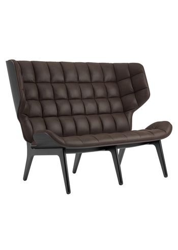 NORR11 - Couch - Mammoth Sofa - Dunes - Dark Brown 21001 / Black