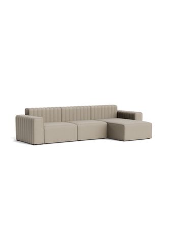 NORR11 - Couch - RIFF Sofa - Three Seater w. Chaise Lounge Left - Nina - Linen Col 2