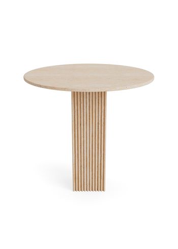 NORR11 - Spisebord - Soho Dining Table Ø80 - Travertine