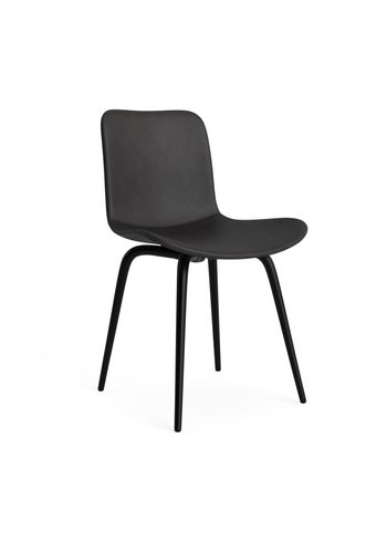 NORR11 - Chaise - Langue Chair Avantgarde - Frame: Black Steel / Upholstery: Dunes - Anthracite 21003