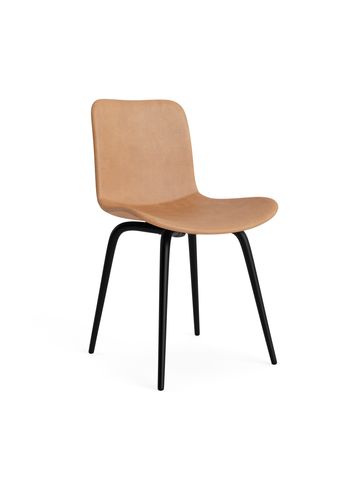 NORR11 - Chaise - Langue Chair Avantgarde - Frame: Black Steel / Upholstery: Dunes - Camel 21004