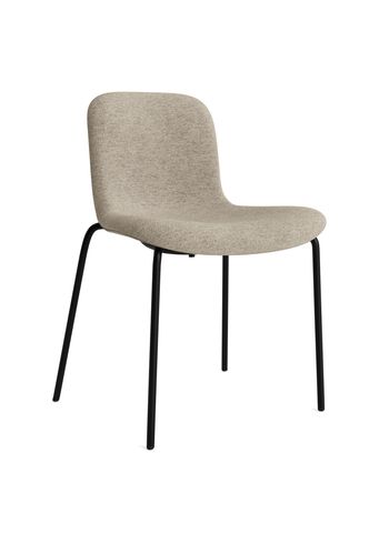 NORR11 - Chaise - Langue Chair Soft Steel - Frame: Black / Upholstery: Barnum Col 3