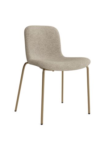 NORR11 - Chaise - Langue Chair Soft Steel - Frame: Brass / Upholstery: Barnum Col 3