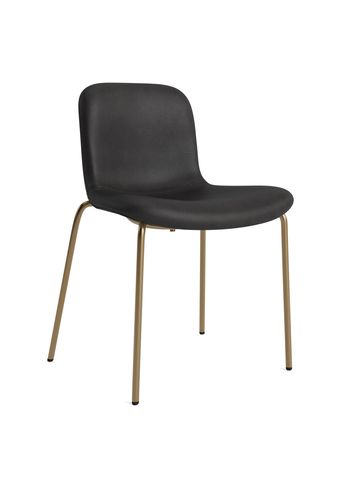 NORR11 - Chaise - Langue Chair Soft Steel - Frame: Brass / Upholstery: Dunes - Anthracite 21003
