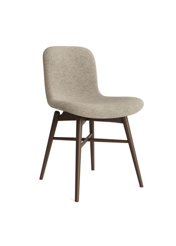 NORR11 - Chaise - Langue Chair Soft Wood - Frame: Dark Smoked Beech / Upholstery: Barnum Col 3