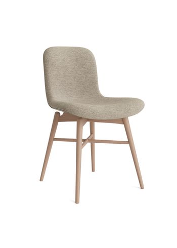 NORR11 - Chaise - Langue Chair Soft Wood - Frame: Natural Beech / Upholstery: Barnum Col 3