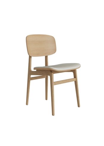 NORR11 - Chaise - NY11 chair - Stel: Natural / Polstring: Canvas 2 - Canvas 2 - 114