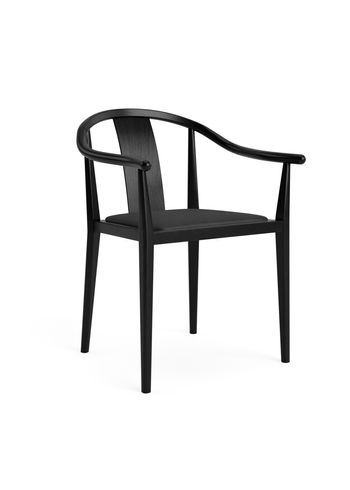 NORR11 - Chair - Shanghai Chair - Black Ash / Dunes - Anthracite 21003