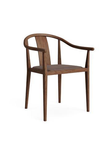 NORR11 - Stol - Shanghai Chair - Dark Smoked Ash / Dunes - Dark Brown 21001