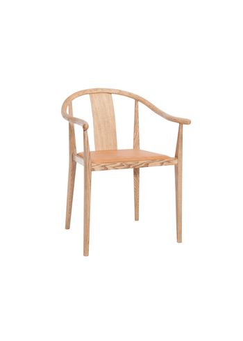 NORR11 - Stol - Shanghai Chair - Light Smoked Ash / Dunes - Cognac 21000