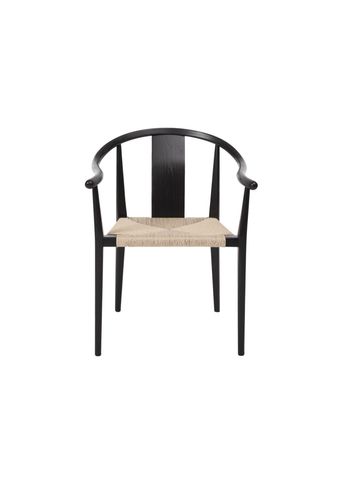 NORR11 - Puheenjohtaja - Shanghai Dining Chair / PaperCord - Black Ash / Natural