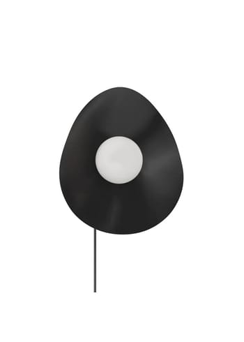 NORR11 - Væglampe - Fuji Wall Lamp - Aluminium/Burned Black - Small Wall Lamp