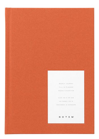 NOTEM - Notebook - EVEN - Weekly Journal - Sienna Cloth