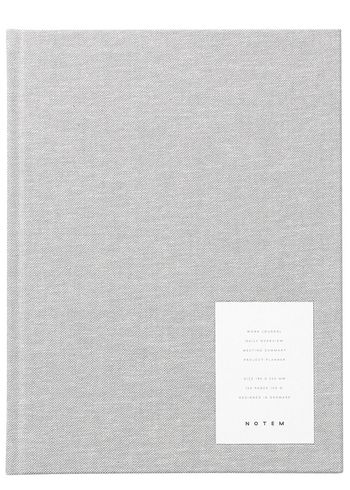 NOTEM - Notesbog - EVEN - Work Journal - Light Grey Cloth