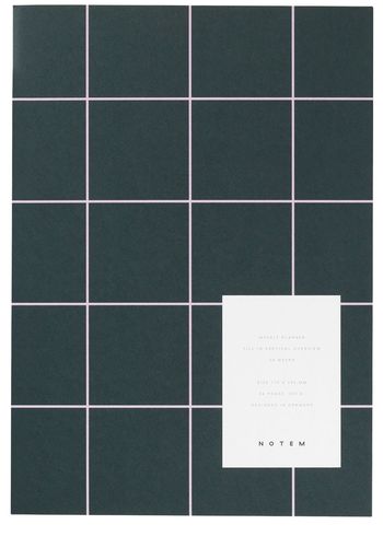 NOTEM - Cuaderno de notas - MILO - Weekly Planner Book - Dark Green