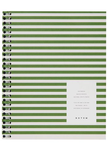 NOTEM - Notesbog - NELA Notebook - Large - Green