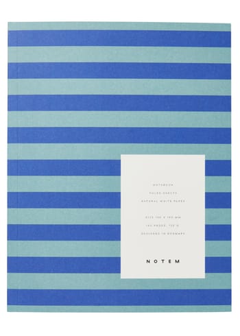 NOTEM - Notebook - UMA Notebook - Medium - Blue Stripe