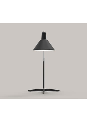 NUAD - Pöytävalaisin - ARCON TABLE LAMP - Black/Chrome