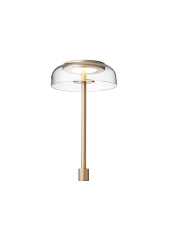 Nuura - Tischlampe - Blossi In-set Small - Nordic Gold / Clear