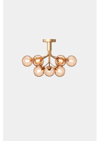 Nuura - Lampa - Apiales 9 Ceiling - Brushed brass/Gold