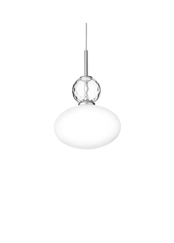 Nuura - Lamp - Rizzatto - 32 - Satin Silver/Opal white