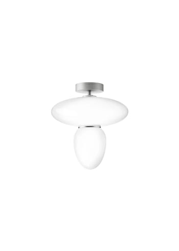 Nuura - Lamp - Rizzatto - 42 - Satin Silver/Opal white