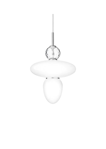Nuura - Lamp - Rizzatto - 43 - Satin Silver/Opal white