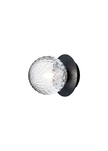 Nuura - Væglampe - Liila 1 Small - Black/Optic Clear