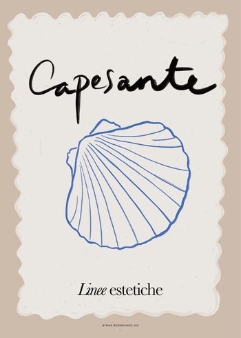 Nynne Rosenvinge - Plakat - Capesante - Capesante