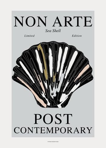 Nynne Rosenvinge - Juliste - Non Arte Poster - Grey Sea Shell