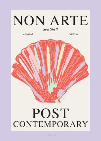 Nynne Rosenvinge - Plagát - Non Arte Poster - Sea Shell Red