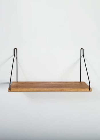 FRAMA - Shelf - Oak Shelf - 40 cm. - Oak/Black