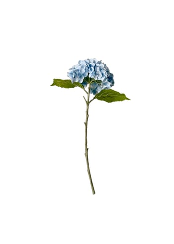 Okholm Studio - Konstgjorda blommor - Stilke - Hydrangea - Light Blue